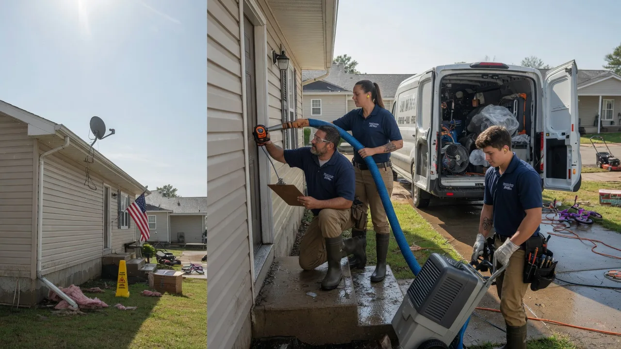 Ceiling Water Damage Restoration in Pittstown, NJ near me